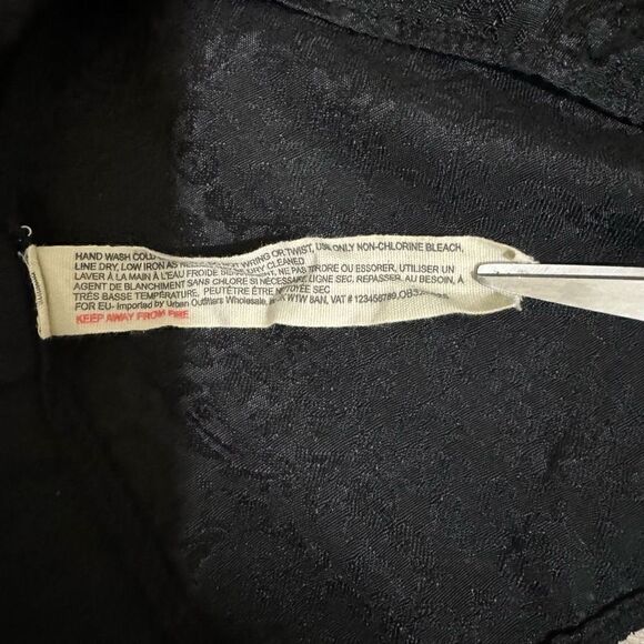 Intimately Free People Women's S Shooting Star Slip Dress Black Beaded Mini - Picture 7 of 7